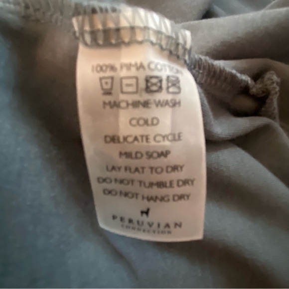 PERUVIAN CONNECTION PIMA COTTON TURTLE NECK PULLOVER SIZE XL - Picture 7 of 7